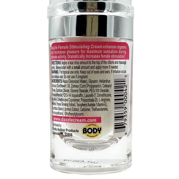 Body Action - Dazzle Female Stimulating Arousal Cream 15ml - Arousal Gel Durio.sg