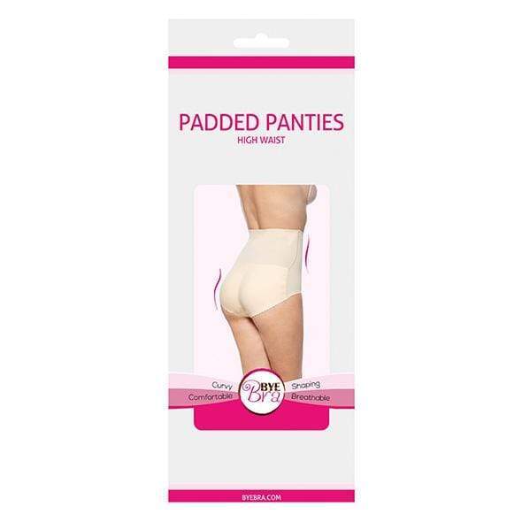 Bye Bra - Comfortable Curvy Padded High Waist Panties S (Beige) - Panties Durio.sg