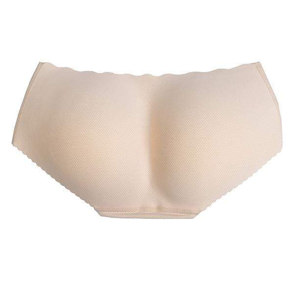 Bye Bra - Comfortable Curvy Padded Low Waist Panties S (Beige) - Panties Durio.sg