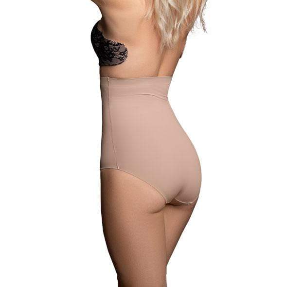 Bye Bra - Invisible High Waist Brief S (Beige) - Shapewear Durio.sg