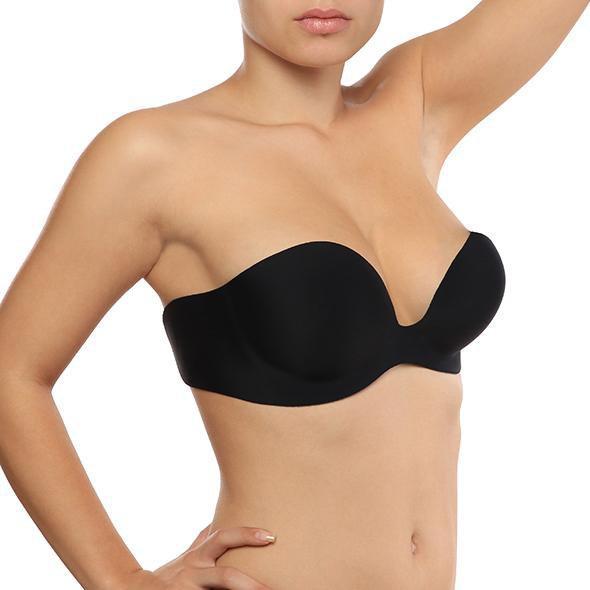 Bye Bra - Lift and Shape Gala Bra Cup B (Black) - Adhesive Bras Durio.sg