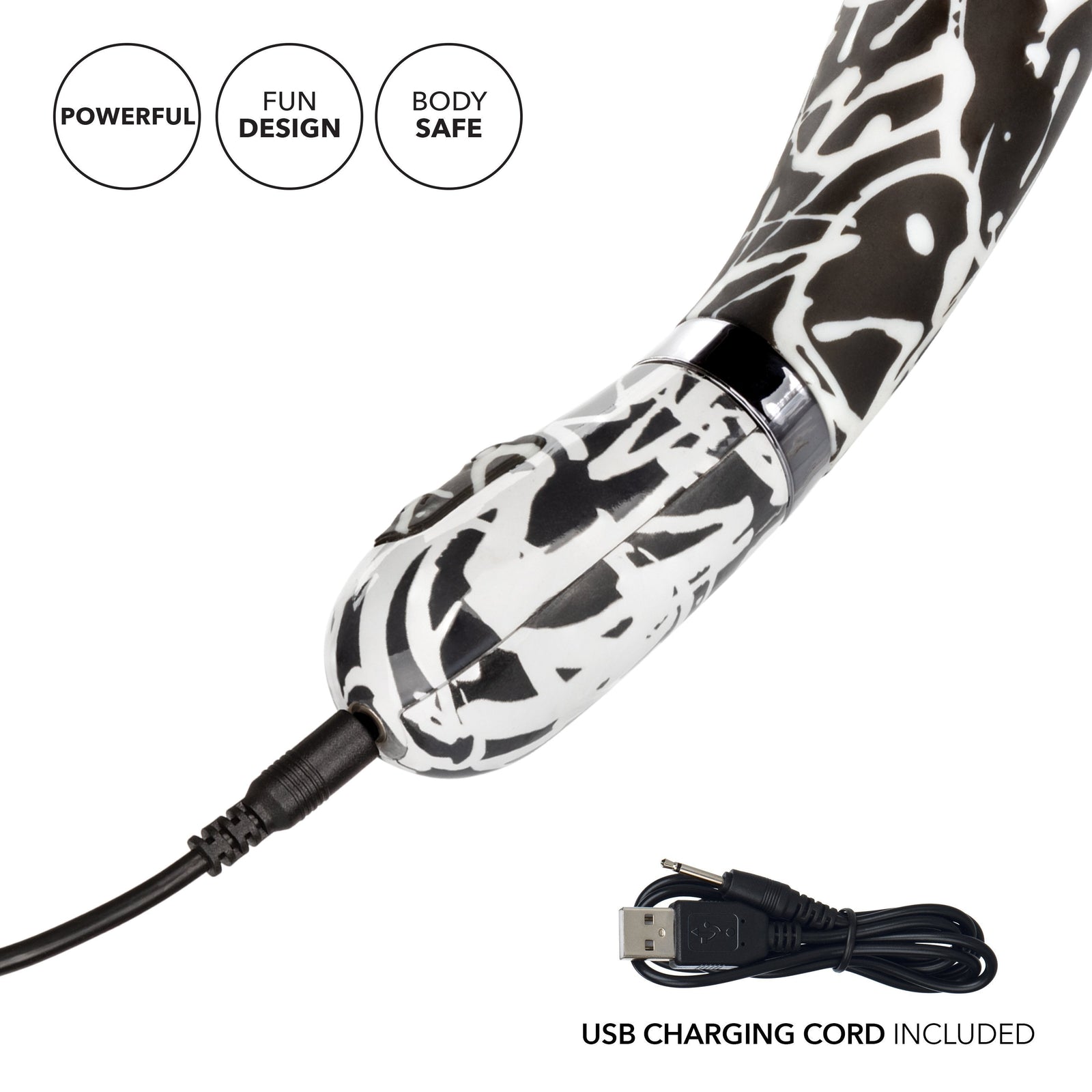 Calexotics - Hype Wand G Spot Vibrator (Multicolor) - G Spot Dildo (Vibration) Rechargeable Durio.sg