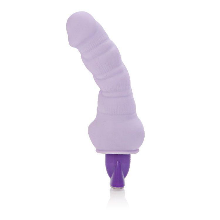 California Exotics - 10-Function Pure Bendie Vibrator (violet) - Non Realistic Dildo w/o suction cup (Vibration) Non Rechargeable Durio.sg