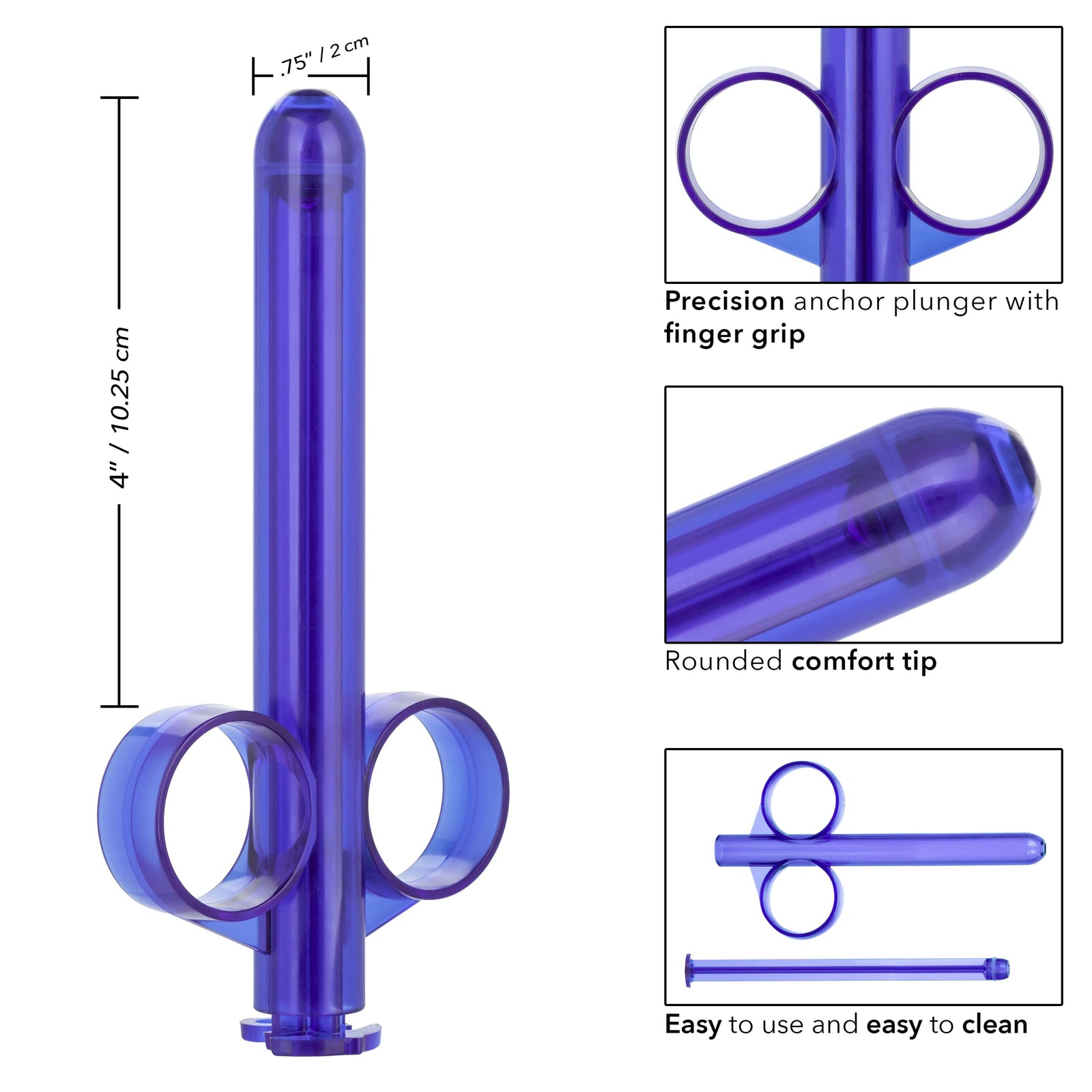 California Exotics - Admiral Lube Tube Accessory (Blue) - Accessories Durio.sg