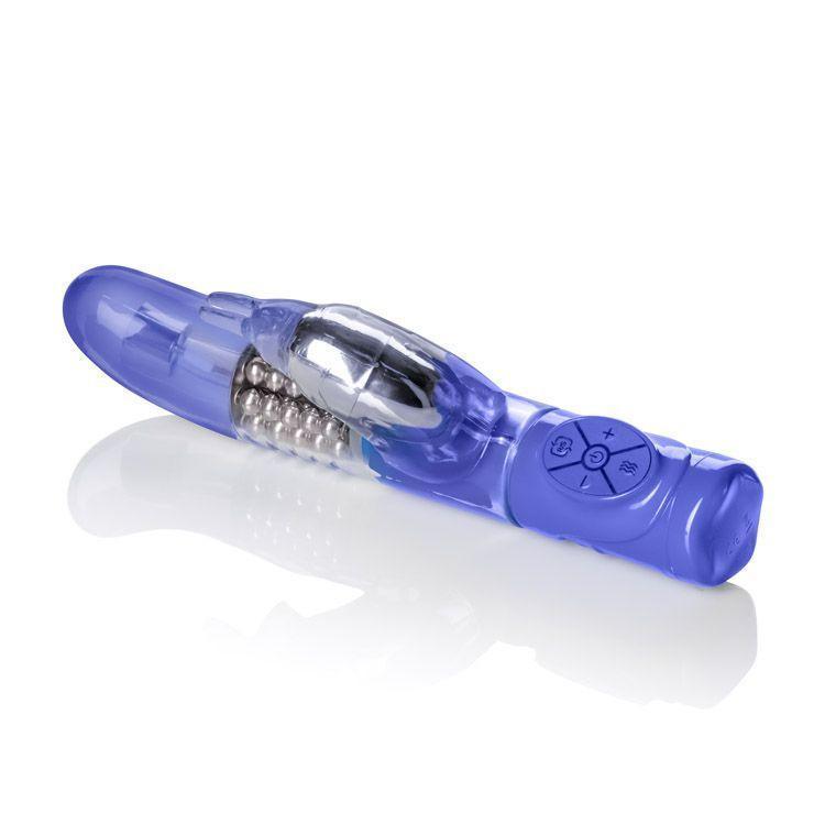 California Exotics - Advanced G Jack Rabbit Vibrator (Blue) - Rabbit Dildo (Vibration) Non Rechargeable Durio.sg