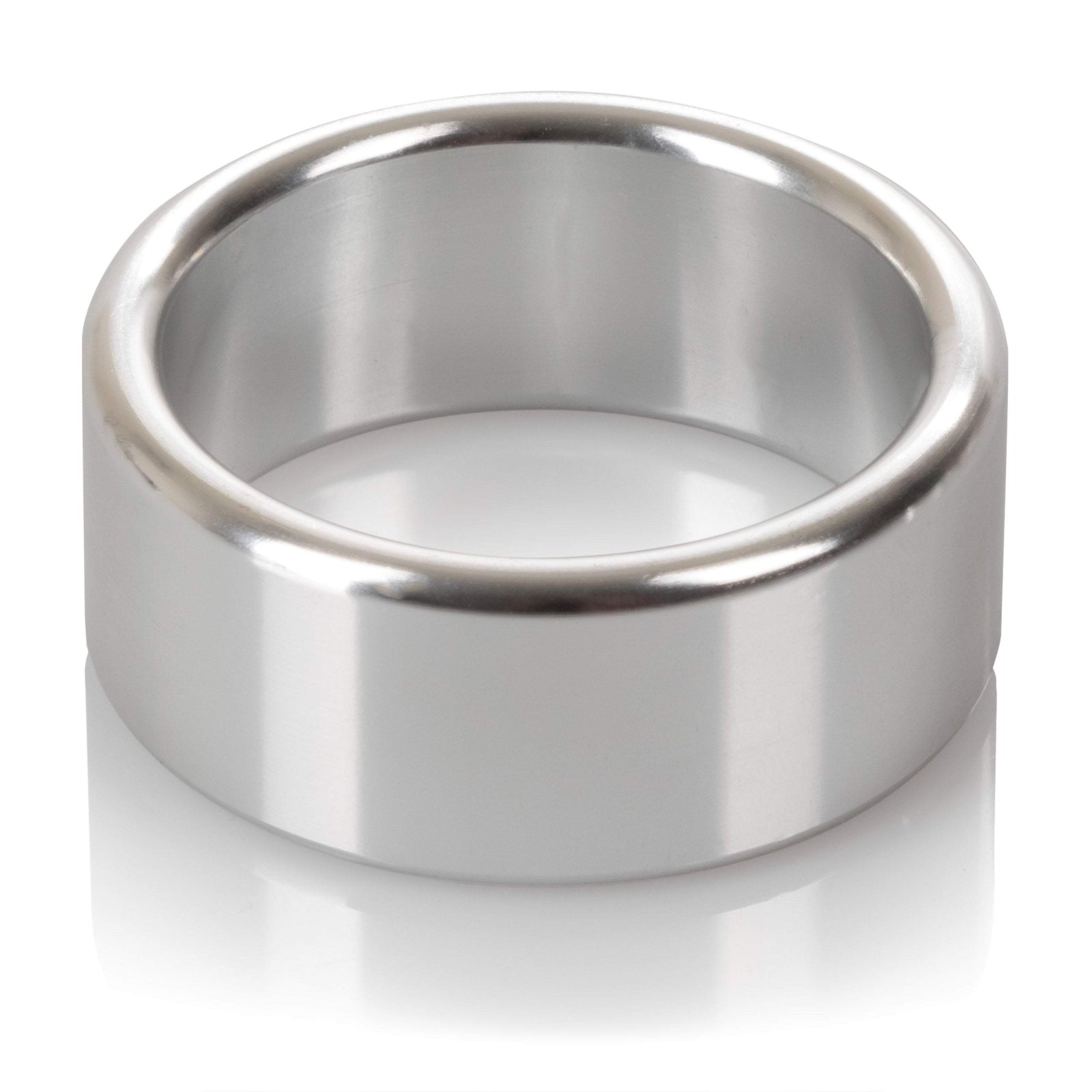 California Exotics - Alloy Metallic Cock Ring Medium (Silver) - Metal Cock Ring (Non Vibration) Durio.sg