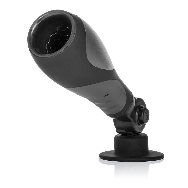 California Exotics - Apollo Power Stroker (Black) - Masturbator (Hands Free) Non Rechargeable Durio.sg