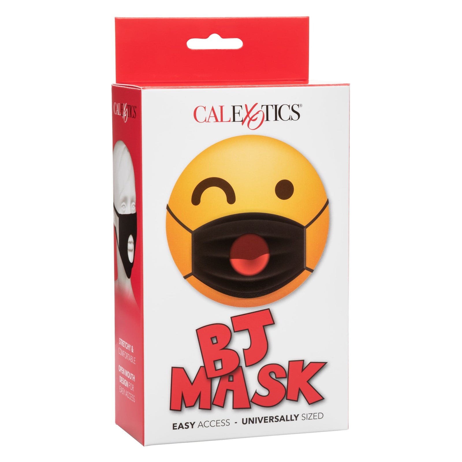 California Exotics - BJ Blowjob Mask Costume Accessory O/S (Black) - Clothing Accessories Durio.sg