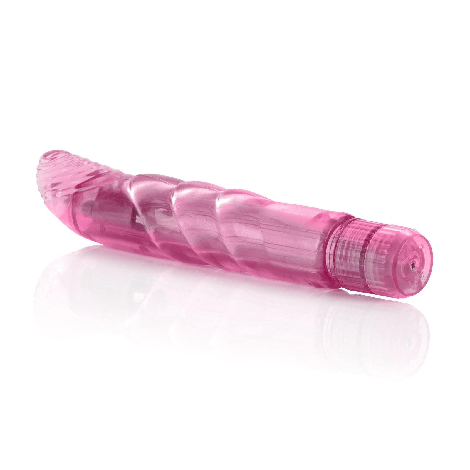 California Exotics - Basic Essentials Slim Softee G Spot Vibrator (Pink) - G Spot Dildo (Vibration) Non Rechargeable Durio.sg