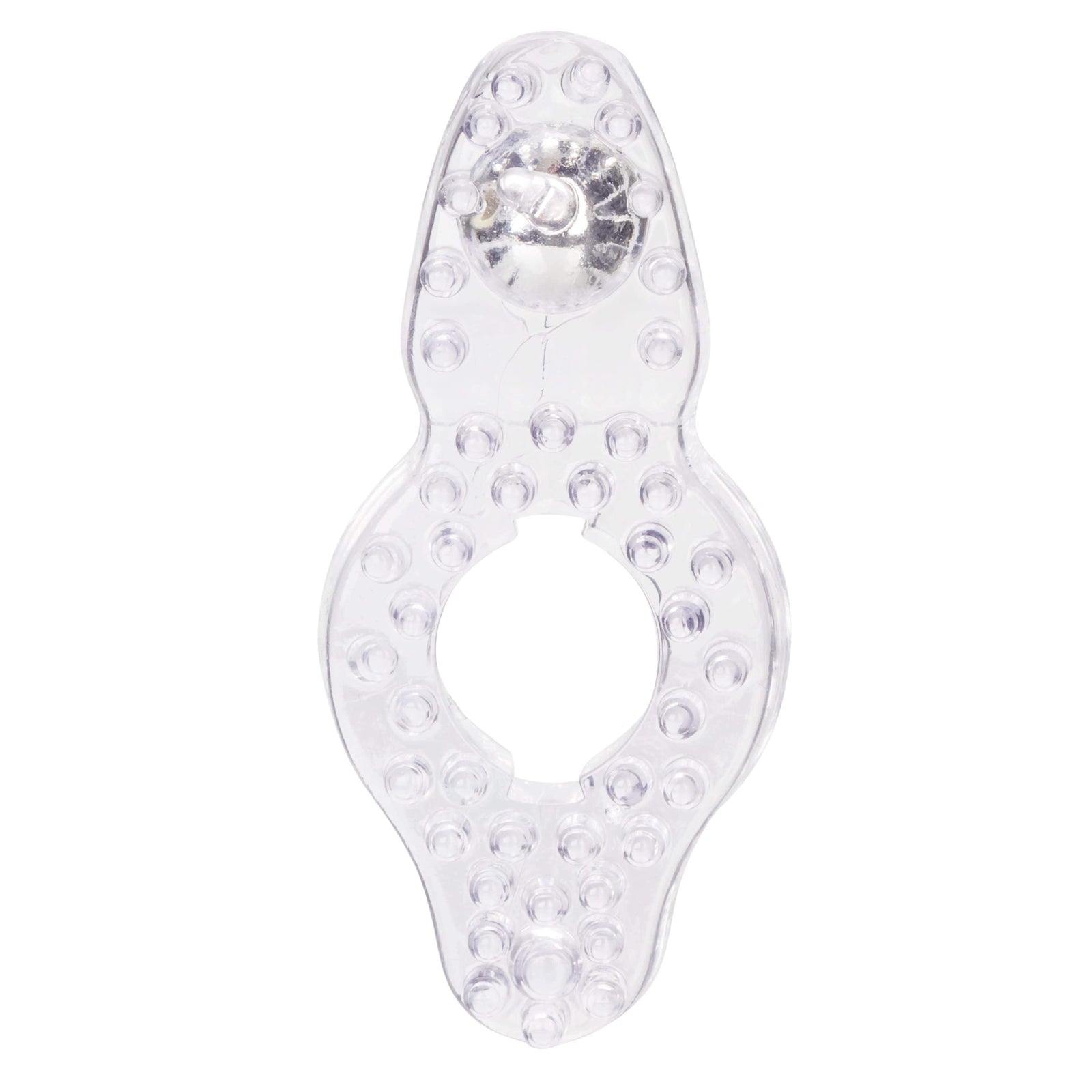 California Exotics - Basic Essentials Teaser Enhancer Cock Ring (Clear) - Rubber Cock Ring (Non Vibration) Durio.sg