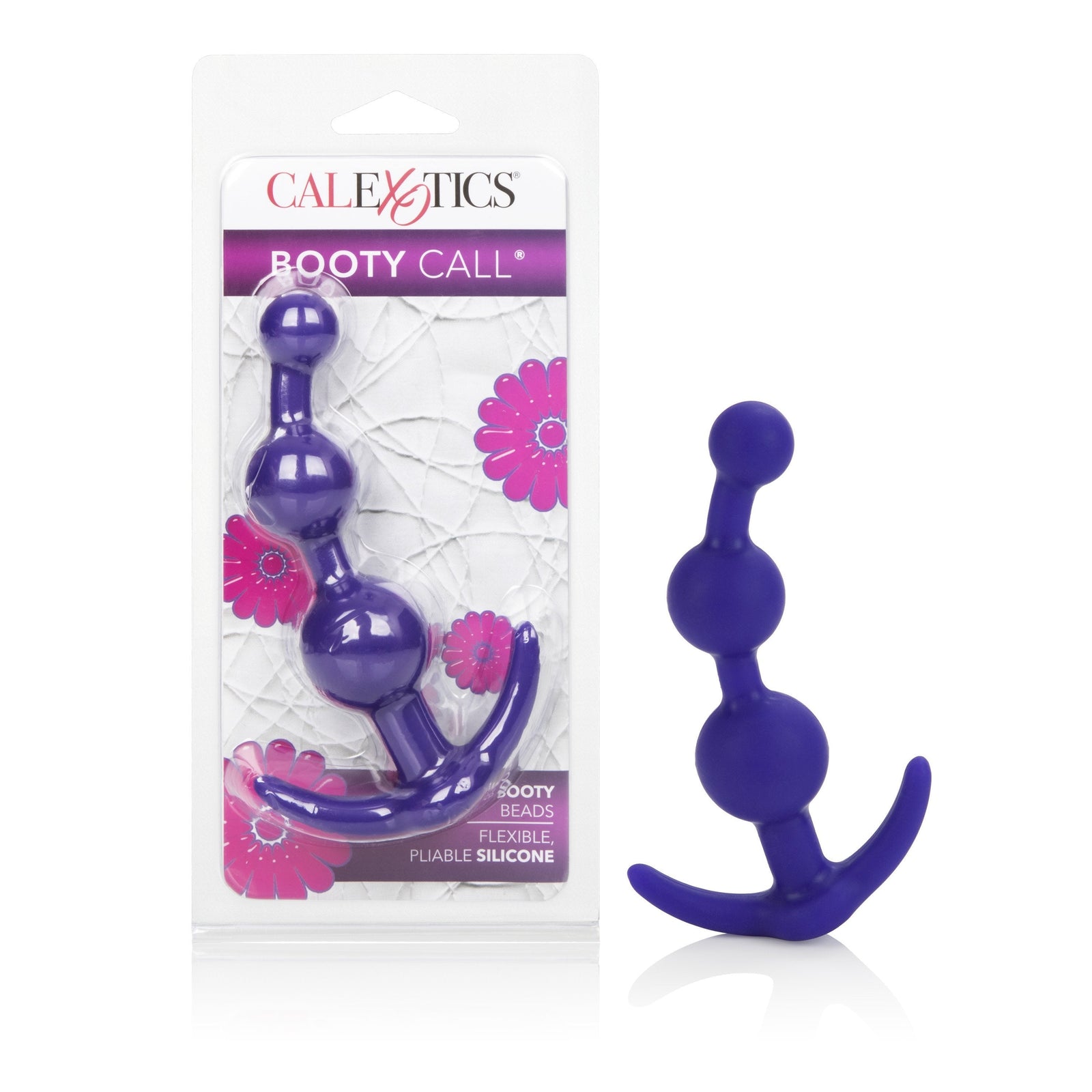 California Exotics - Booty Call Booty Anal Beads (Purple) - Anal Beads (Non Vibration) Durio.sg