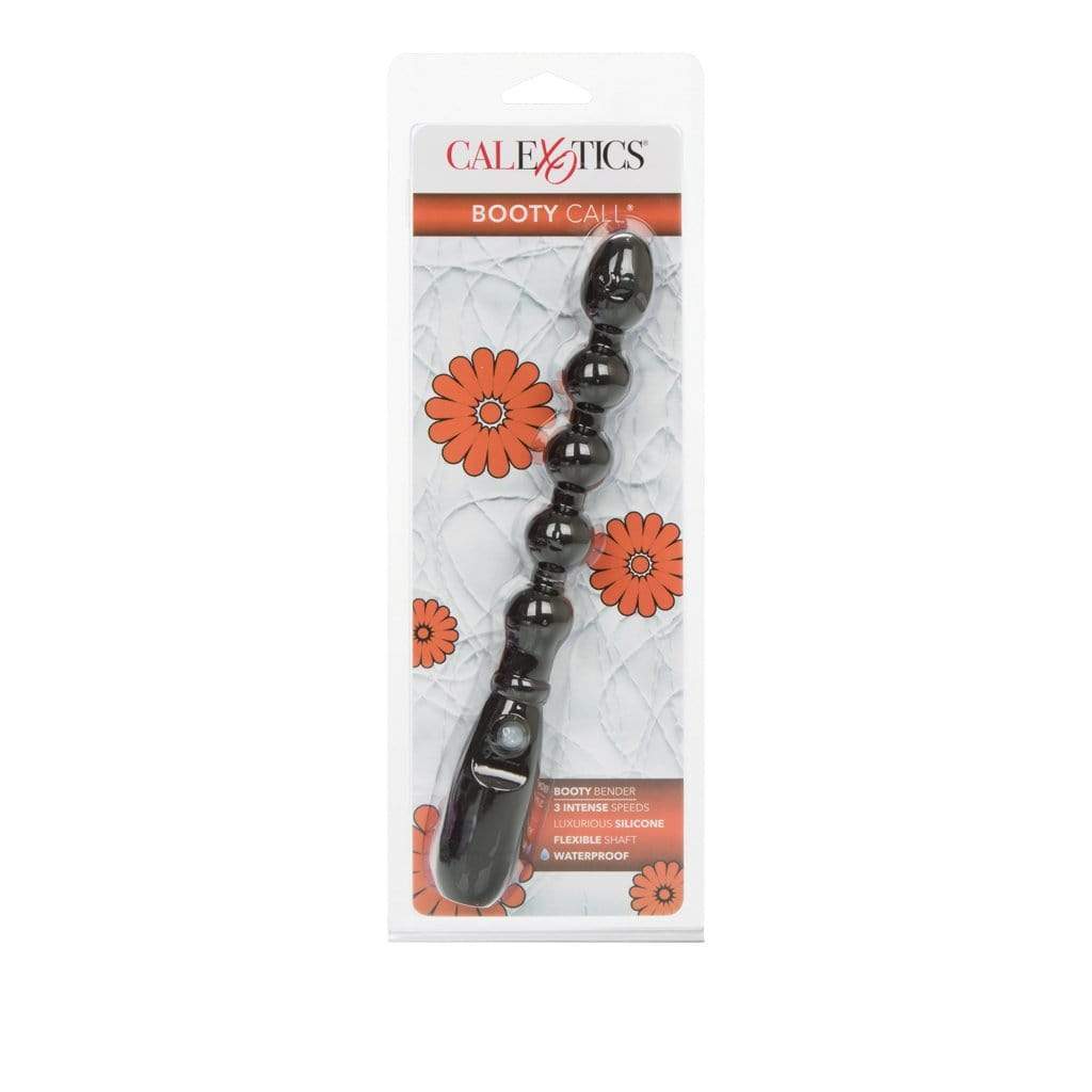 California Exotics - Booty Call Booty Bender Vibrating Anal Beads (Black) - Anal Beads (Vibration) Non Rechargeable Durio.sg