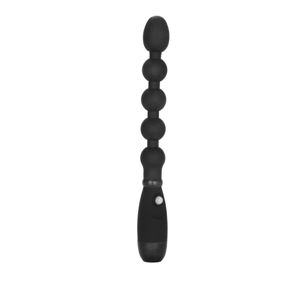 California Exotics - Booty Call Booty Bender Vibrating Anal Beads (Black) - Anal Beads (Vibration) Non Rechargeable Durio.sg
