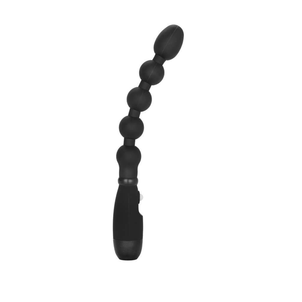 California Exotics - Booty Call Booty Bender Vibrating Anal Beads (Black) - Anal Beads (Vibration) Non Rechargeable Durio.sg