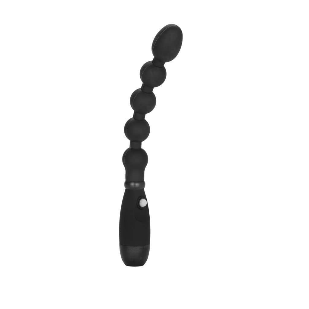 California Exotics - Booty Call Booty Bender Vibrating Anal Beads (Black) - Anal Beads (Vibration) Non Rechargeable Durio.sg