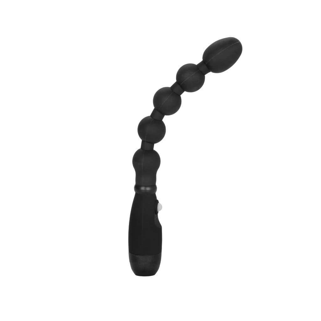 California Exotics - Booty Call Booty Bender Vibrating Anal Beads (Black) - Anal Beads (Vibration) Non Rechargeable Durio.sg