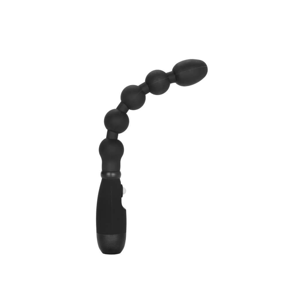 California Exotics - Booty Call Booty Bender Vibrating Anal Beads (Black) - Anal Beads (Vibration) Non Rechargeable Durio.sg