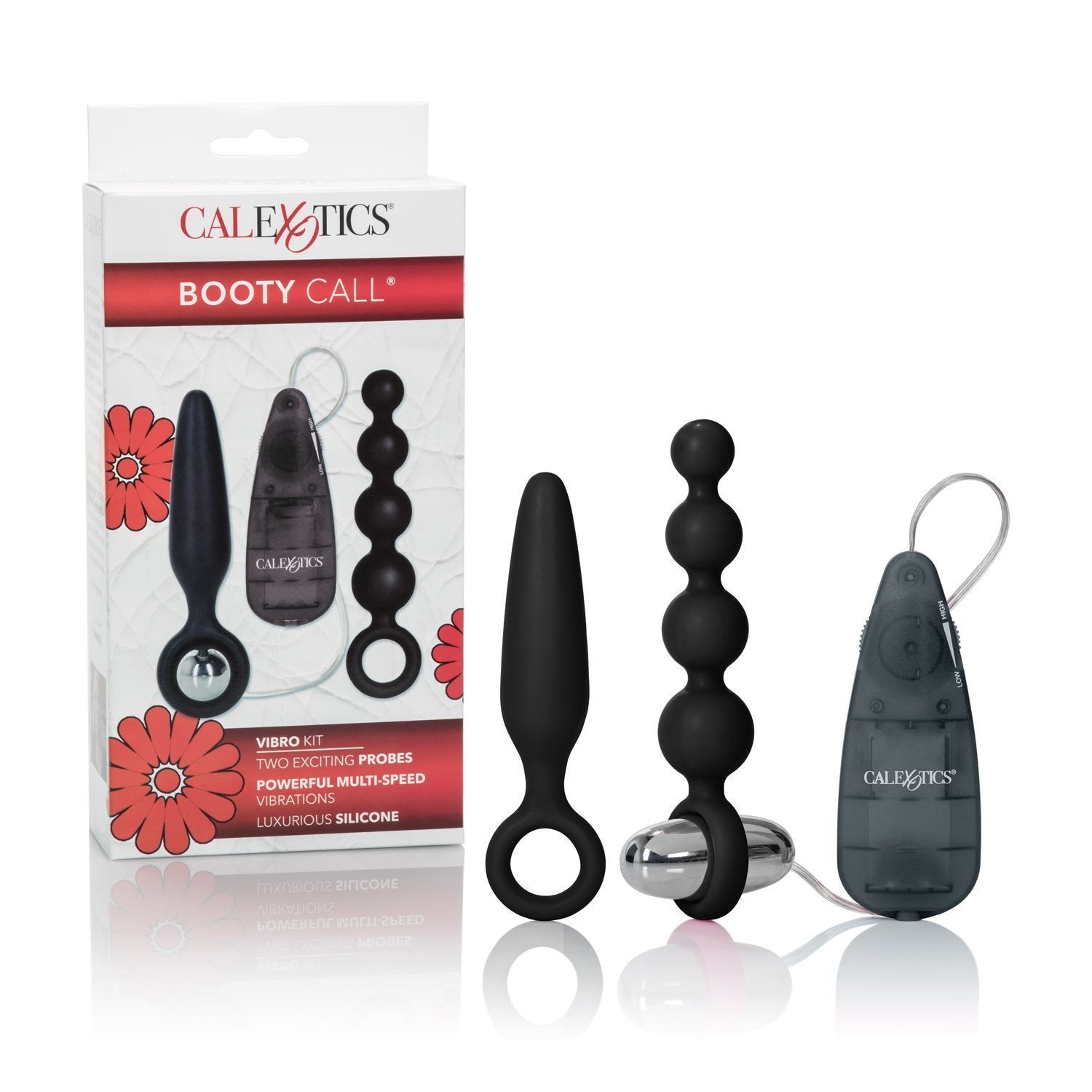 California Exotics - Booty Call Vibro Kit (Black) - Prostate Massager (Vibration) Non Rechargeable Durio.sg