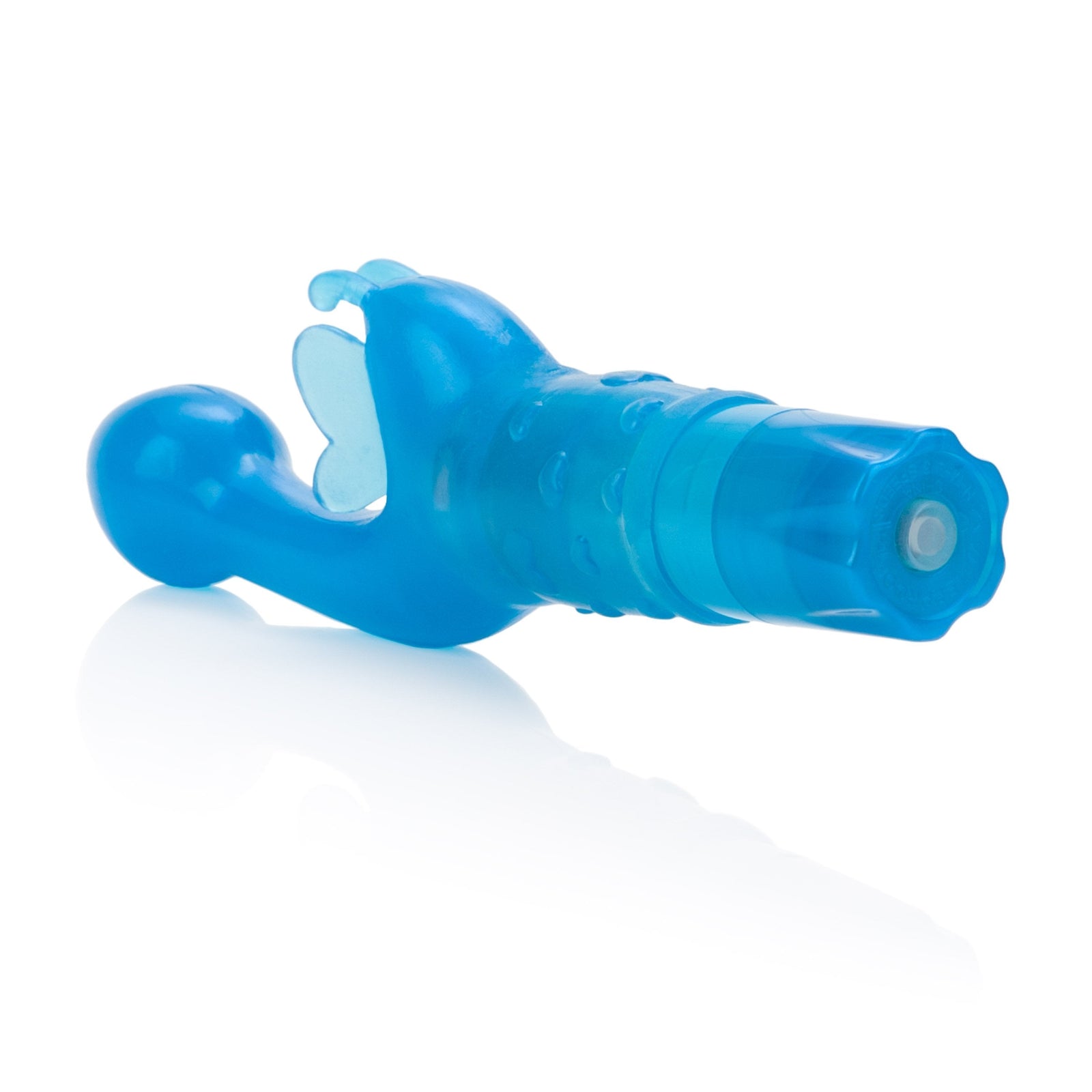 California Exotics - Butterfly Kiss Clit Massager (Blue) - Clit Massager (Vibration) Non Rechargeable Durio.sg