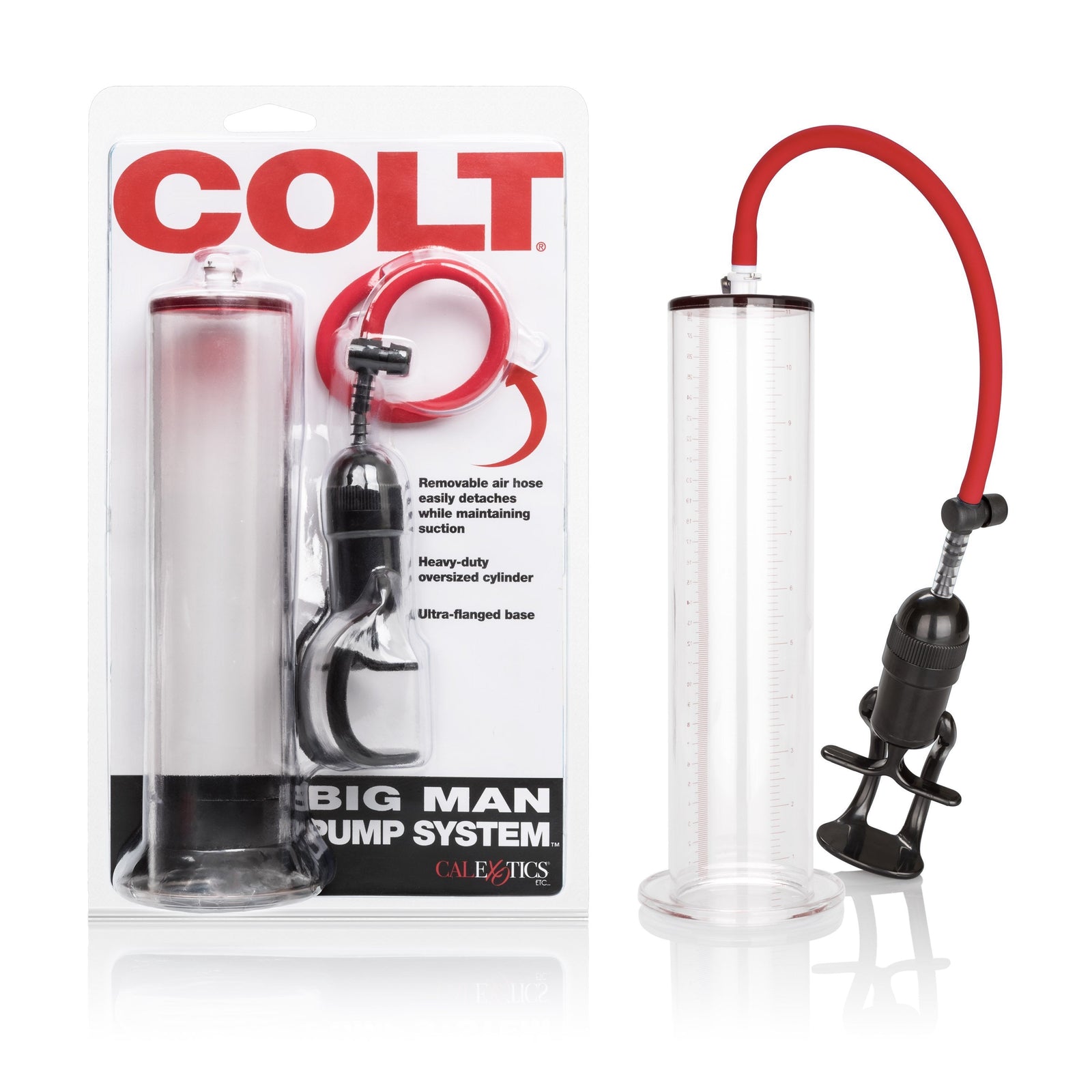 California Exotics - COLT Big Man Penis Pump System (Clear) - Penis Pump (Non Vibration) Durio.sg
