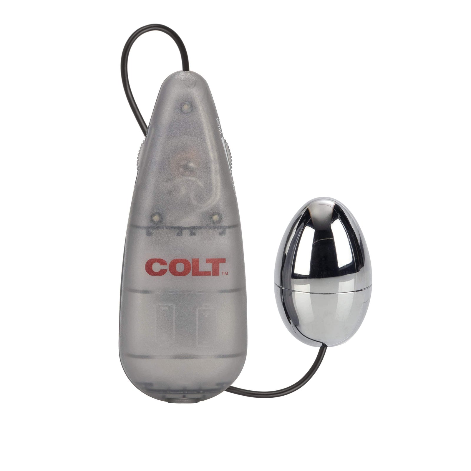 California Exotics - COLT Multi Speed Power Bullet Pak Universal Egg with Remote (Silver) - Wired Remote Control Egg (Vibration) Non Rechargeable Durio.sg