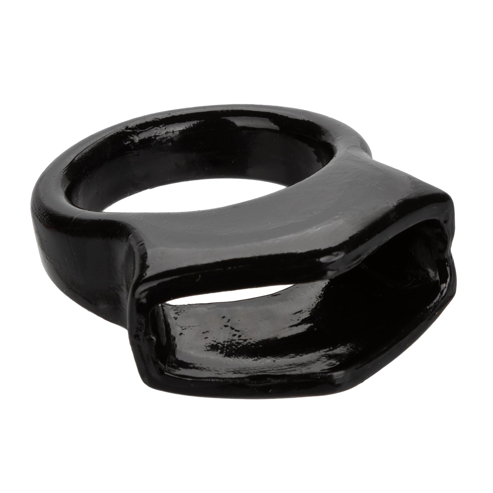 California Exotics - COLT Snug Grip Dual Support Cock Ring (Black) - Rubber Cock Ring (Non Vibration) Durio.sg