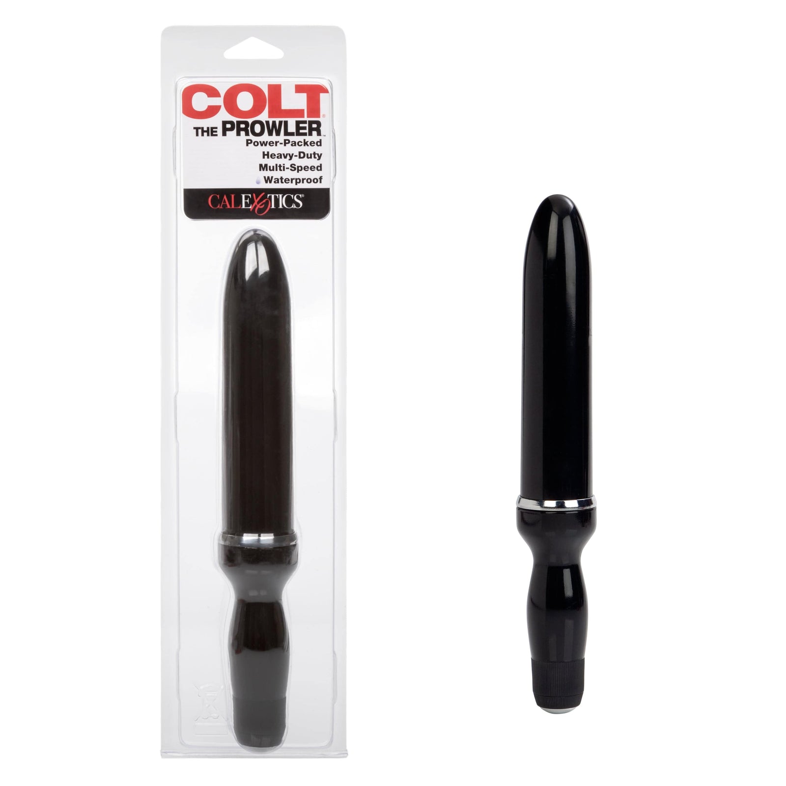 California Exotics - COLT The Prowler Powerful Vibrator (Black) - Prostate Massager (Vibration) Non Rechargeable Durio.sg