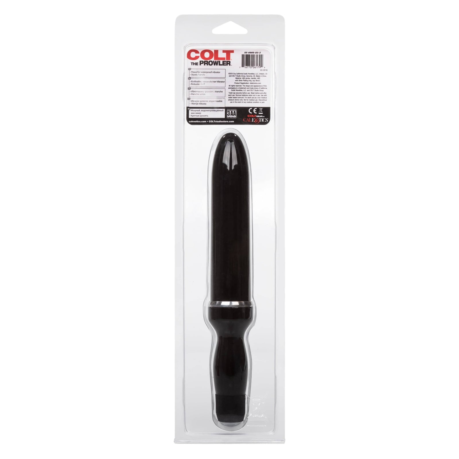 California Exotics - COLT The Prowler Powerful Vibrator (Black) - Prostate Massager (Vibration) Non Rechargeable Durio.sg