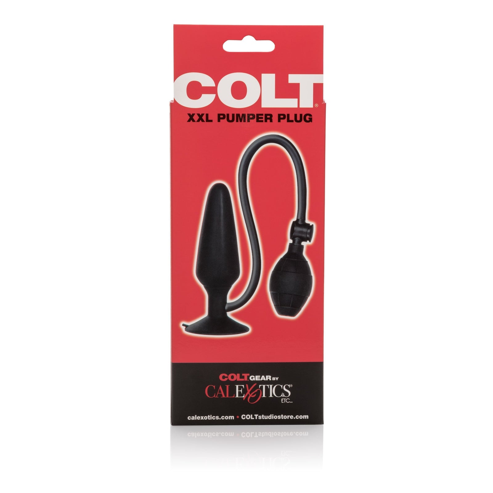 California Exotics - COLT XXL Pumper Anal Plug (Black) - Anal Plug (Non Vibration) Durio.sg