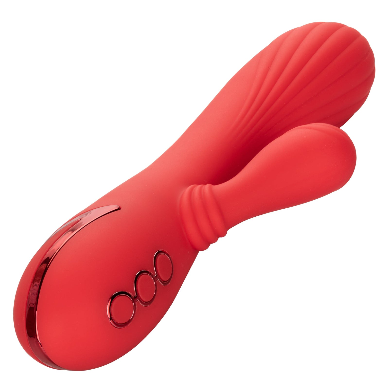 California Exotics - California Dreaming Palisades Passion Heat Swing Rabbit Vibrator (Red) - Rabbit Dildo (Vibration) Rechargeable Durio.sg