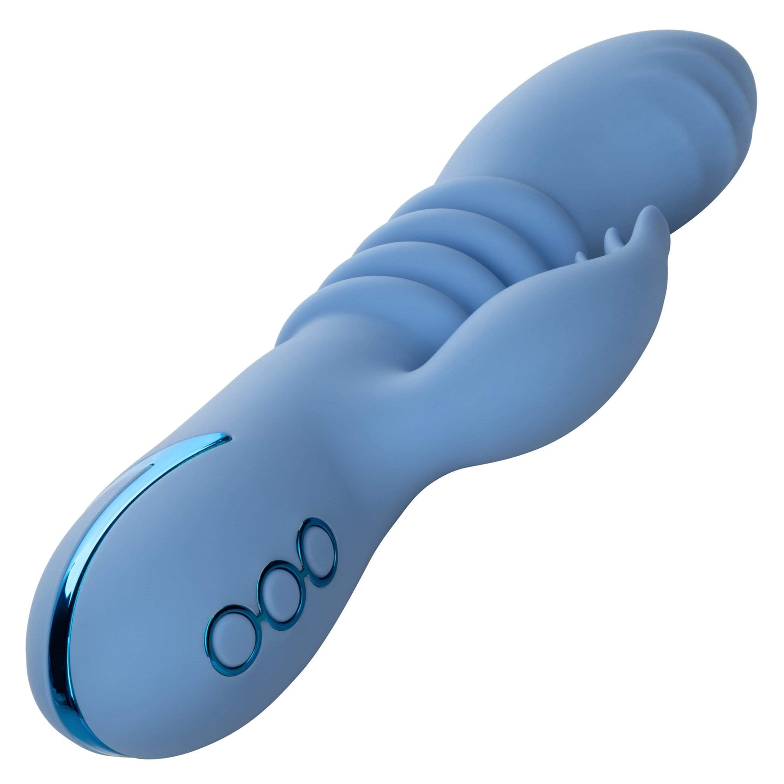 California Exotics - California Dreaming Santa Cruz 'Coaster Rabbit Vibrator (Blue) - Rabbit Dildo (Vibration) Rechargeable Durio.sg