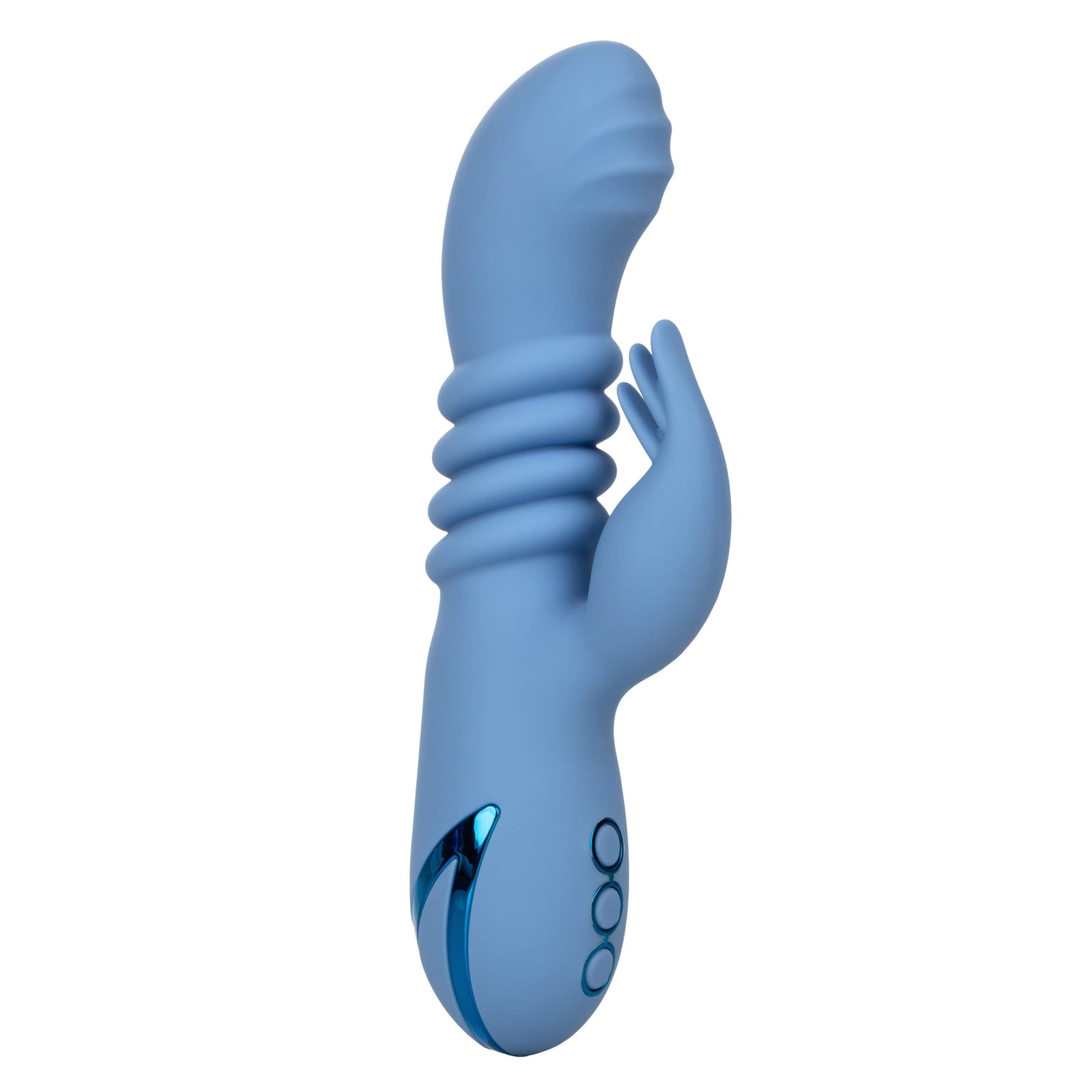 California Exotics - California Dreaming Santa Cruz 'Coaster Rabbit Vibrator (Blue) - Rabbit Dildo (Vibration) Rechargeable Durio.sg