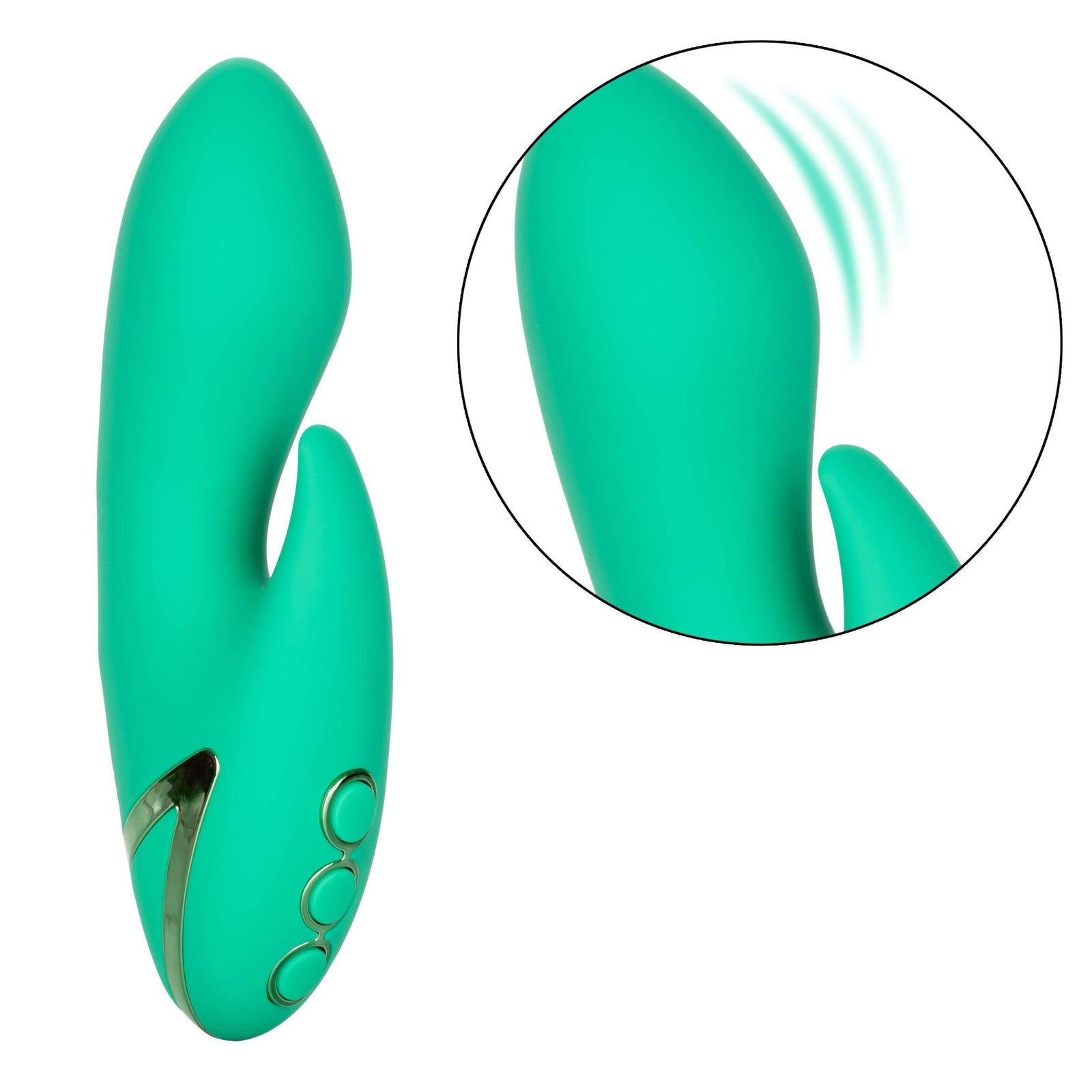 California Exotics - California Dreaming Sierra Sensation Rabbit Vibrator (Green) - Rabbit Dildo (Vibration) Rechargeable Durio.sg