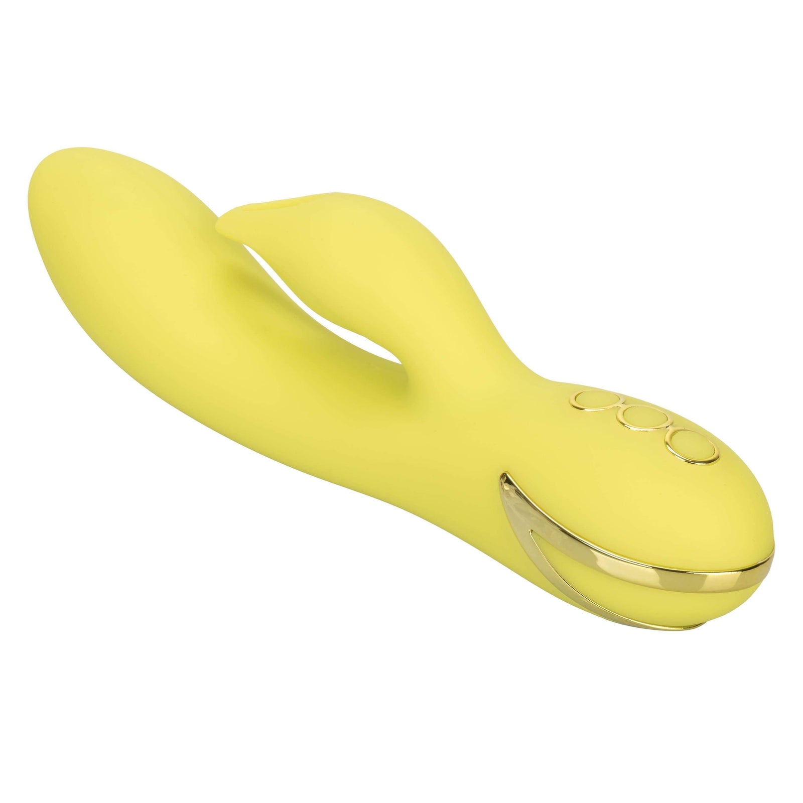California Exotics - California Dreaming Venice Vixen Rabbit Vibrator (Yellow) - Rabbit Dildo (Vibration) Rechargeable Durio.sg