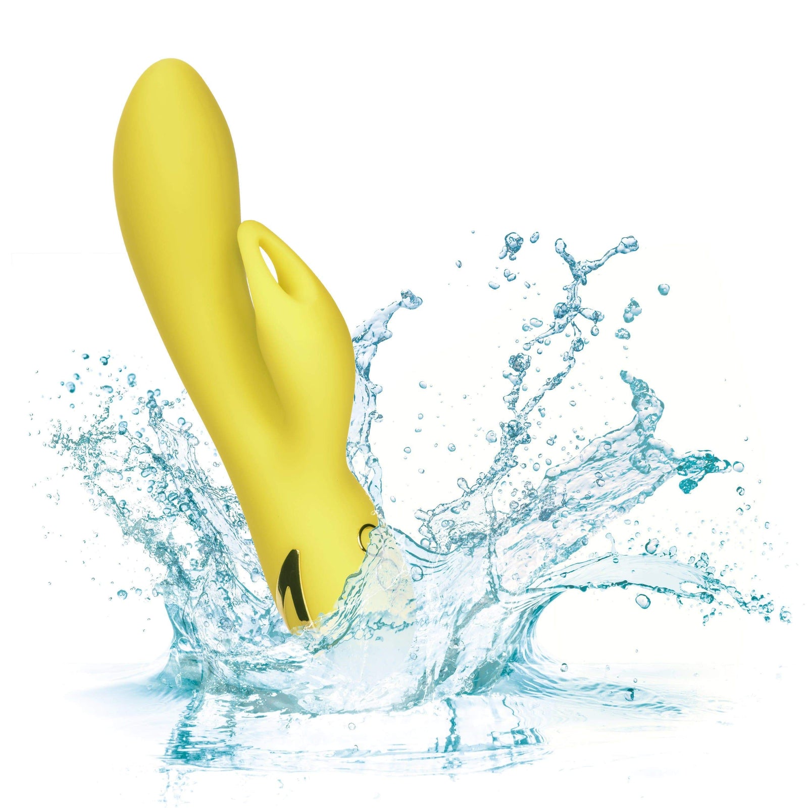 California Exotics - California Dreaming Venice Vixen Rabbit Vibrator (Yellow) - Rabbit Dildo (Vibration) Rechargeable Durio.sg