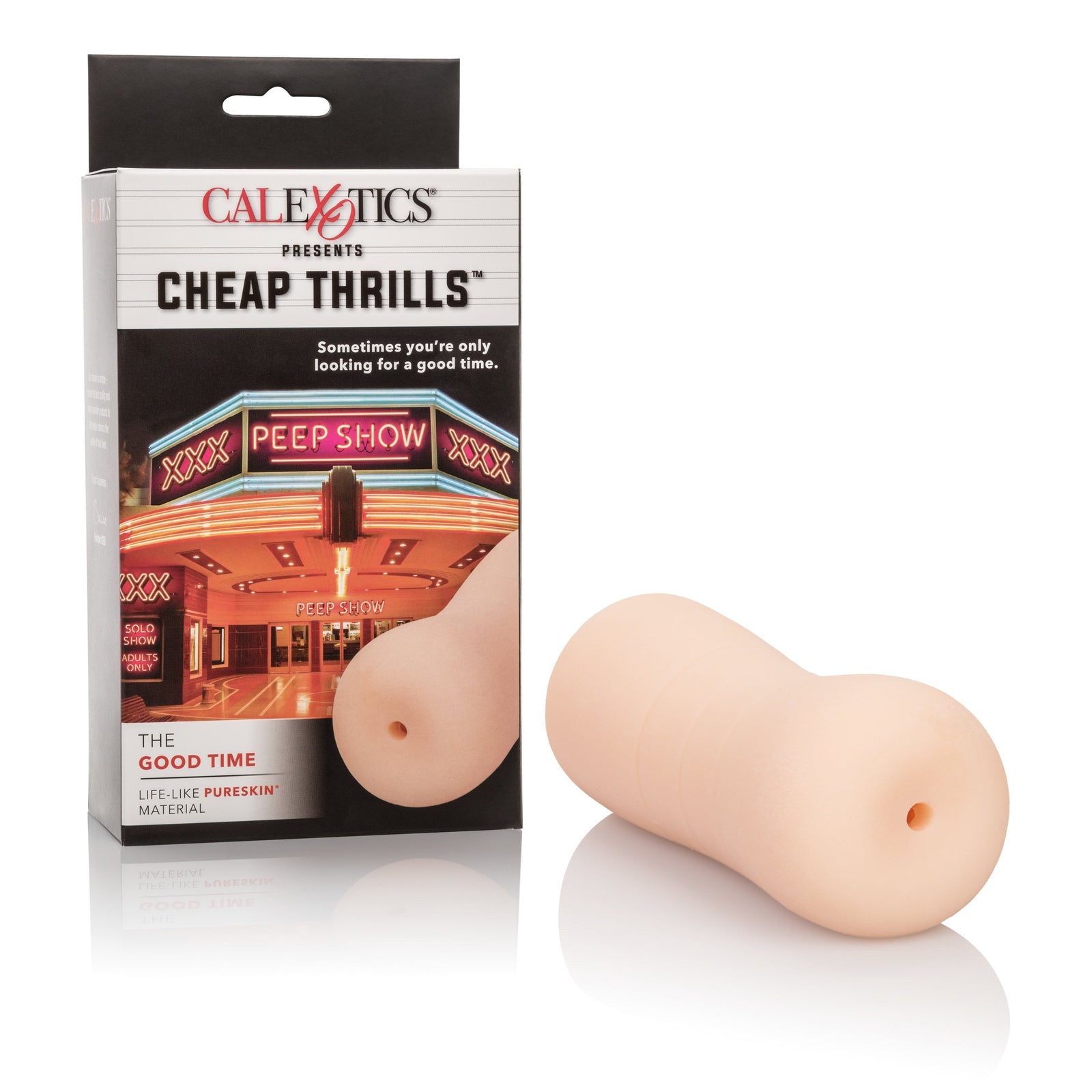 California Exotics - Cheap Thrills The Good Time Soft Stroker (Beige) - Masturbator Soft Stroker (Non Vibration) Durio.sg