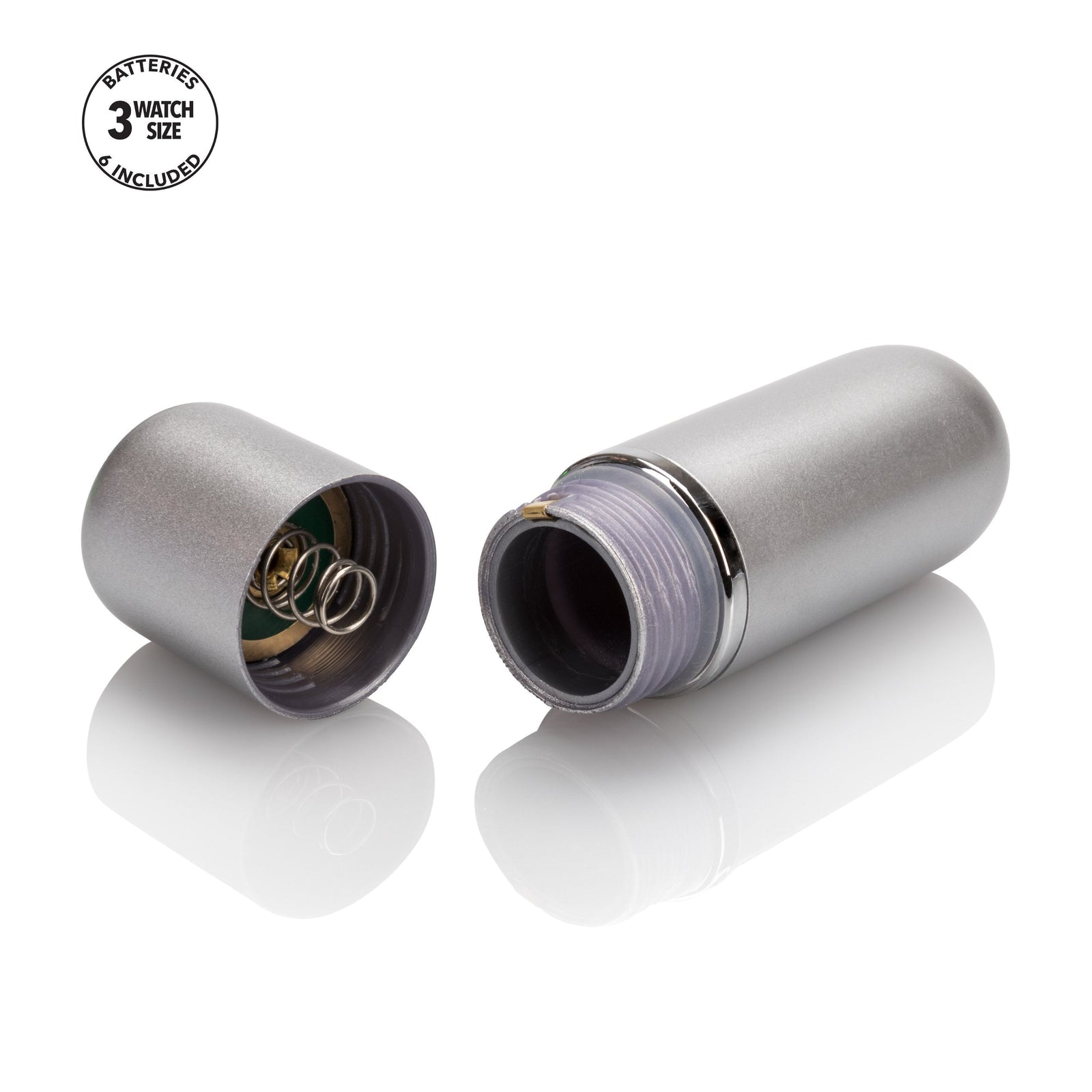 California Exotics - Double Diver Vibrating Cock Ring (Purple) - Rubber Cock Ring (Vibration) Non Rechargeable Durio.sg