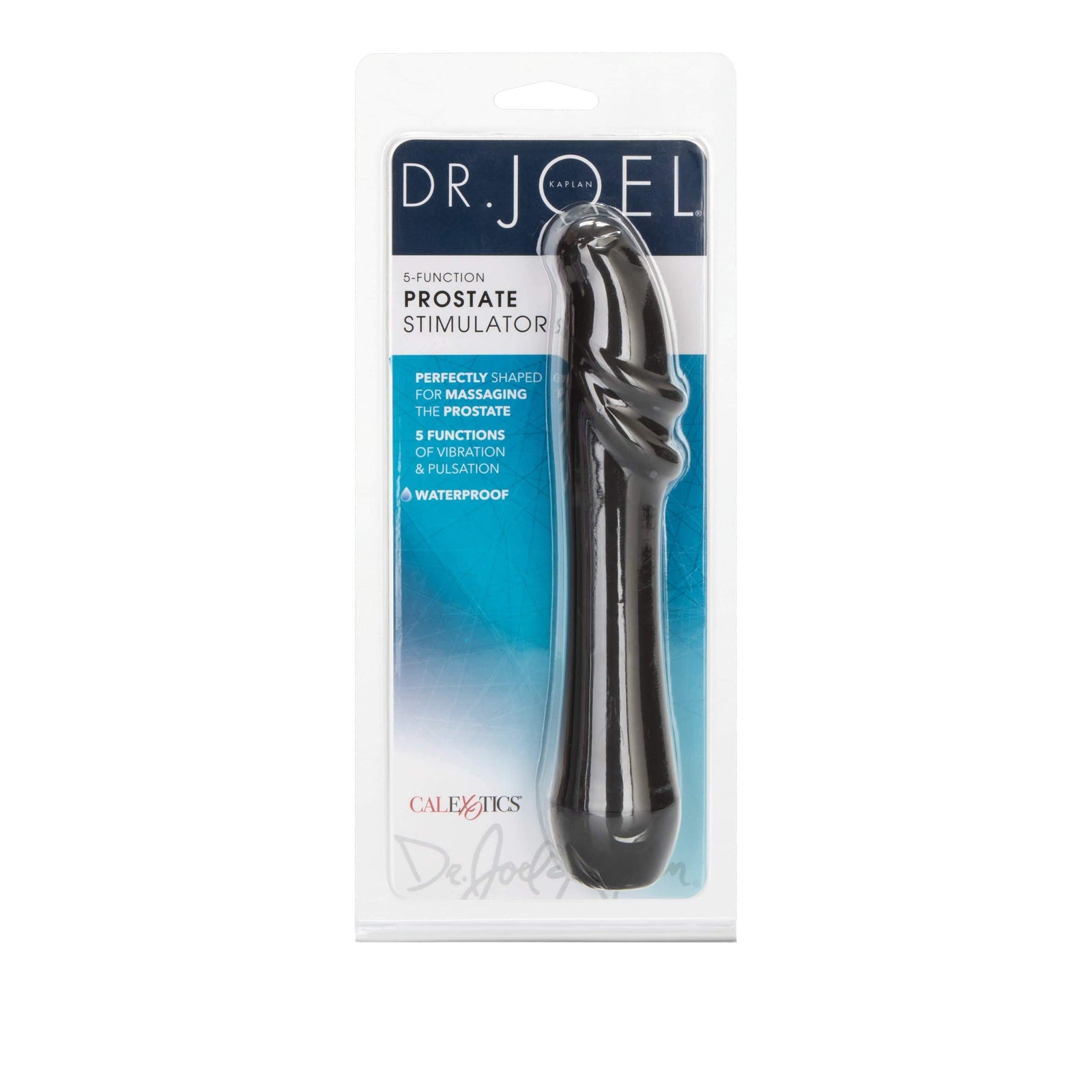 California Exotics - Dr Joel Kaplan 5 Function Prostate Stimulator (Black) - Prostate Massager (Vibration) Non Rechargeable Durio.sg