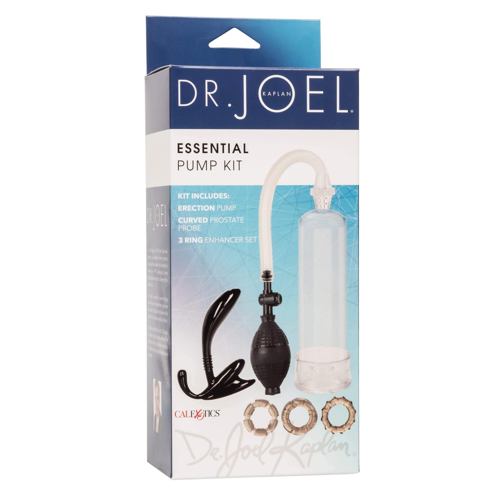 California Exotics - Dr Joel Kaplan Essential Penis Pump Kit (Clear) - Penis Pump (Non Vibration) Durio.sg