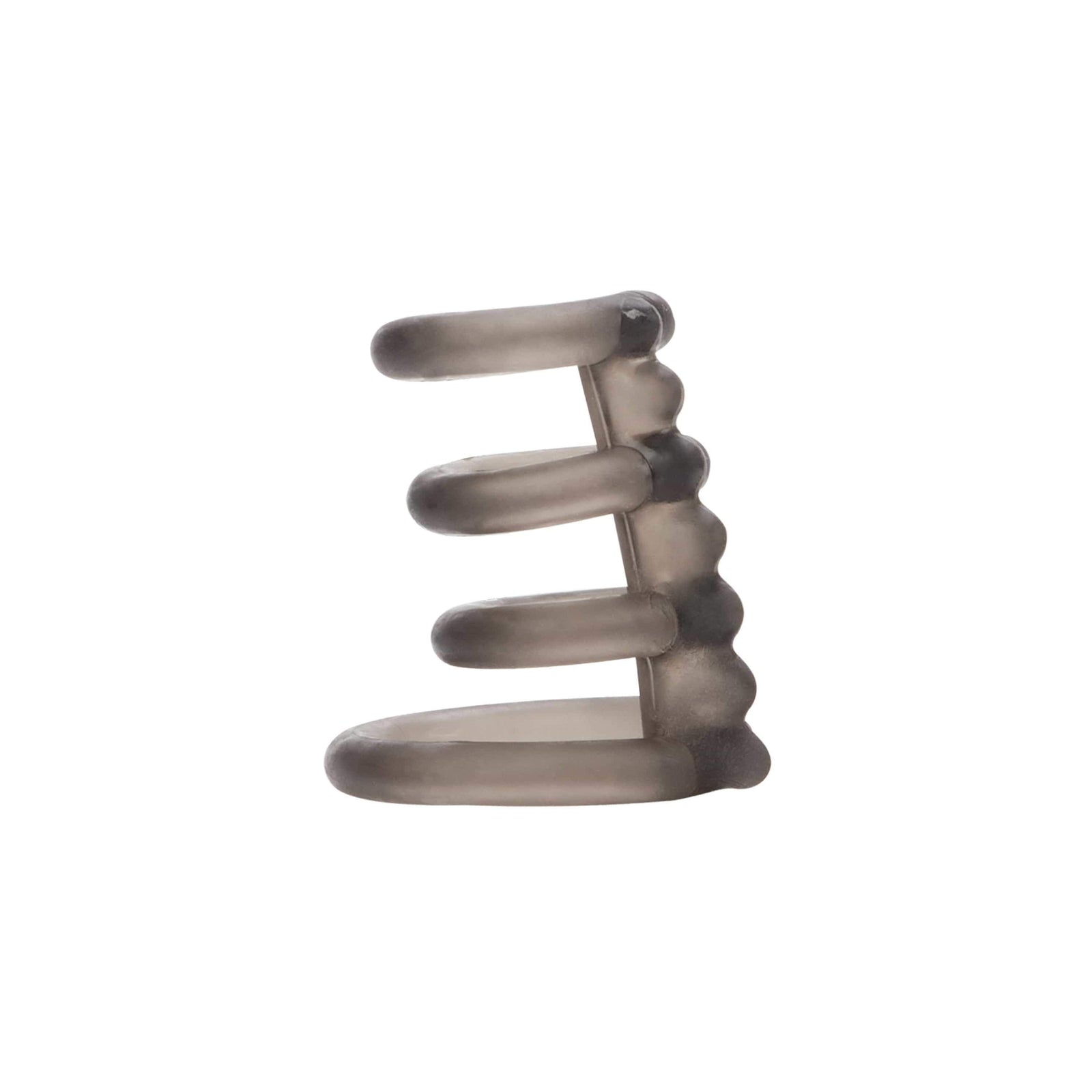 California Exotics - Dr Joel Kaplan Support Master Triple Smooth Cock Cage (Grey) - Rubber Cock Cage (Non Vibration) Durio.sg