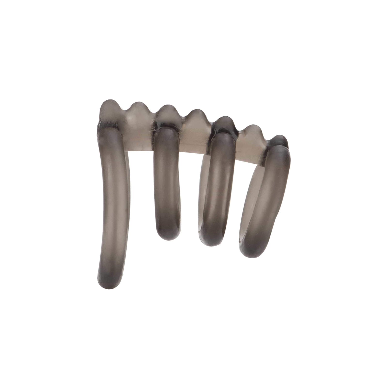 California Exotics - Dr Joel Kaplan Support Master Triple Smooth Cock Cage (Grey) - Rubber Cock Cage (Non Vibration) Durio.sg