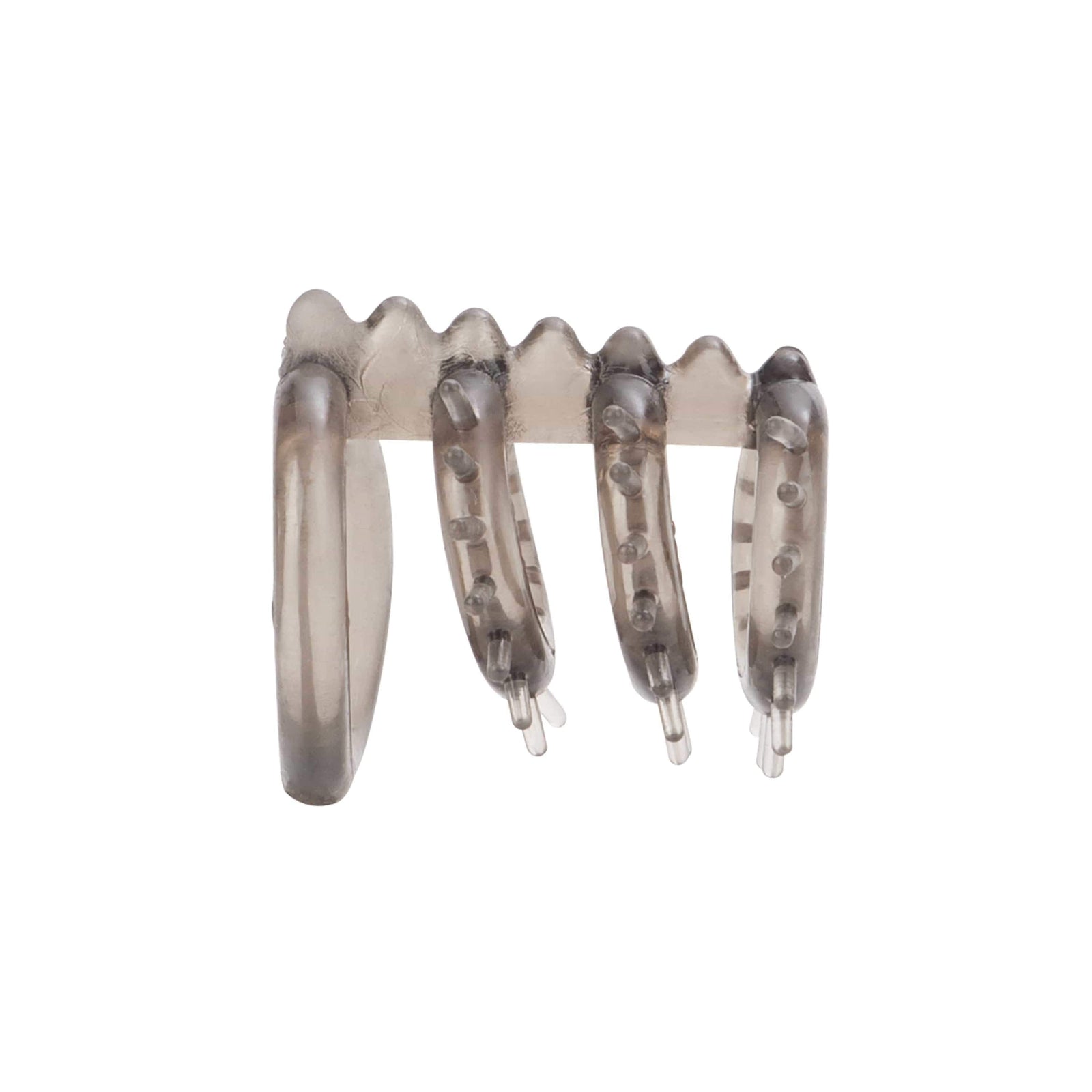 California Exotics - Dr Joel Kaplan Support Master Triple Ticklers Cock Cage (Grey) - Rubber Cock Cage (Non Vibration) Durio.sg