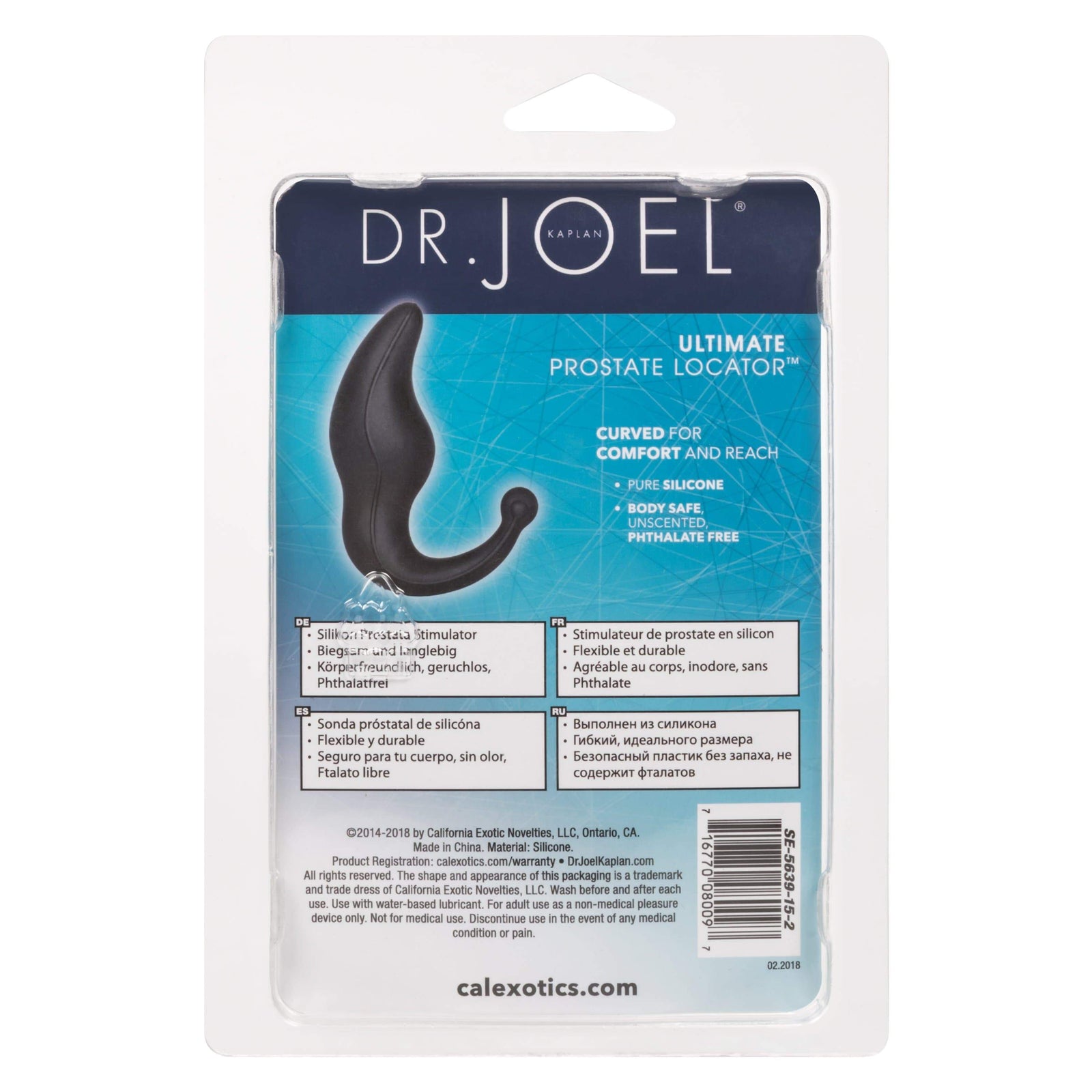 California Exotics - Dr Joel Kaplan Ultimate Prostate Locator (Black) - Anal Plug (Non Vibration) Durio.sg