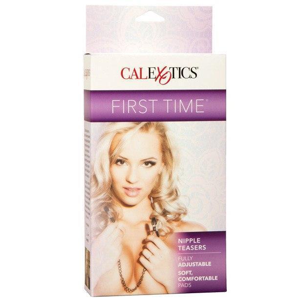 California Exotics - First Time Fetish Nipple Teasers (Silver) - Nipple Clamps (Non Vibration) Durio.sg