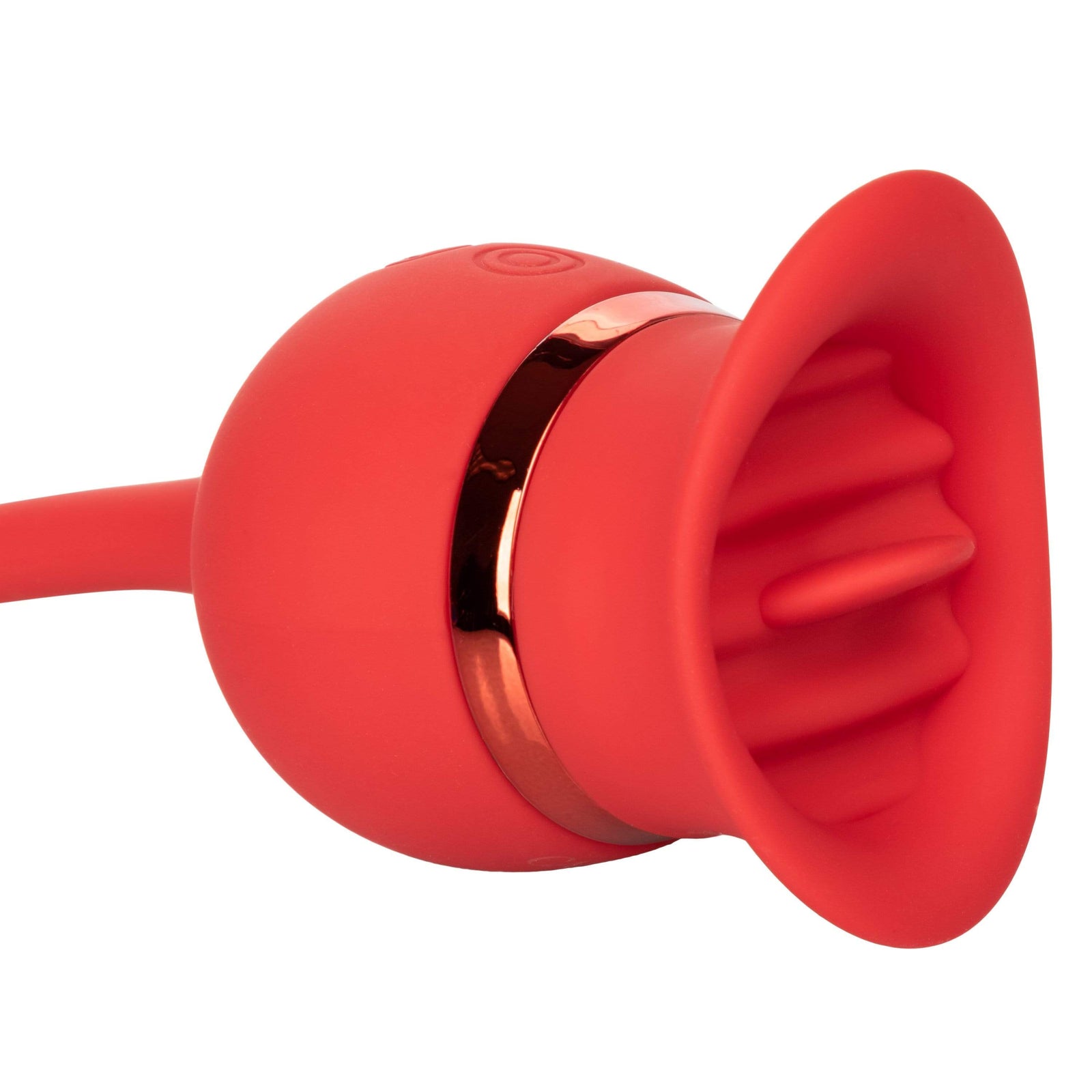 California Exotics - French Kiss Casanova Egg and Clit Massager (Red) - Clit Massager (Vibration) Rechargeable Durio.sg