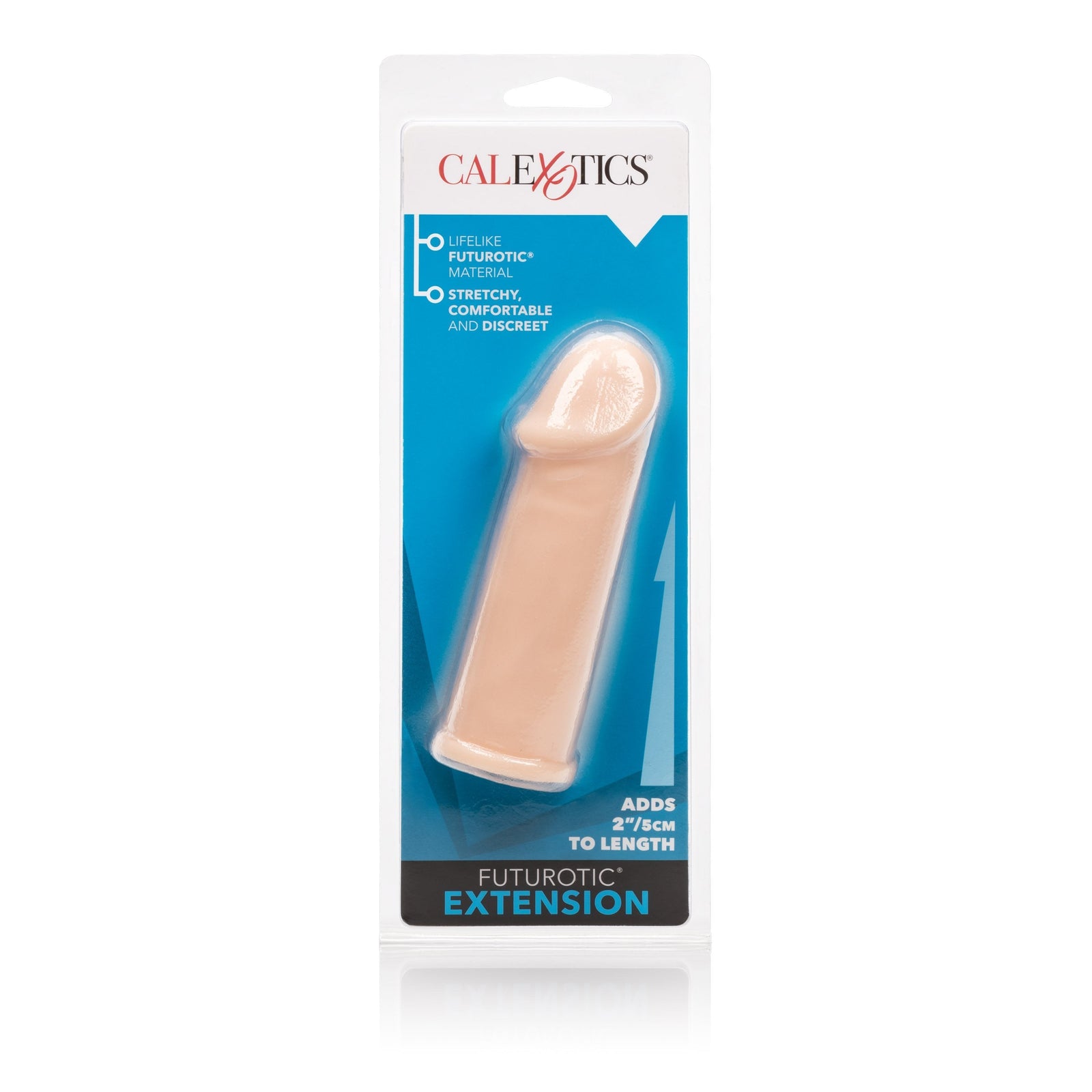 California Exotics - Futurotic Penis Extender (Beige) - Cock Sleeves (Non Vibration) Durio.sg