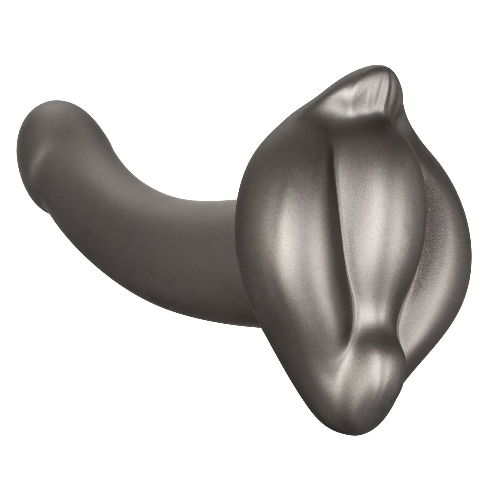 California Exotics - Her Royal Harness Me2 Ultra Soft G Probe Strap On Dildo (Black) - Non Realistic Dildo with suction cup (Non Vibration) Durio.sg