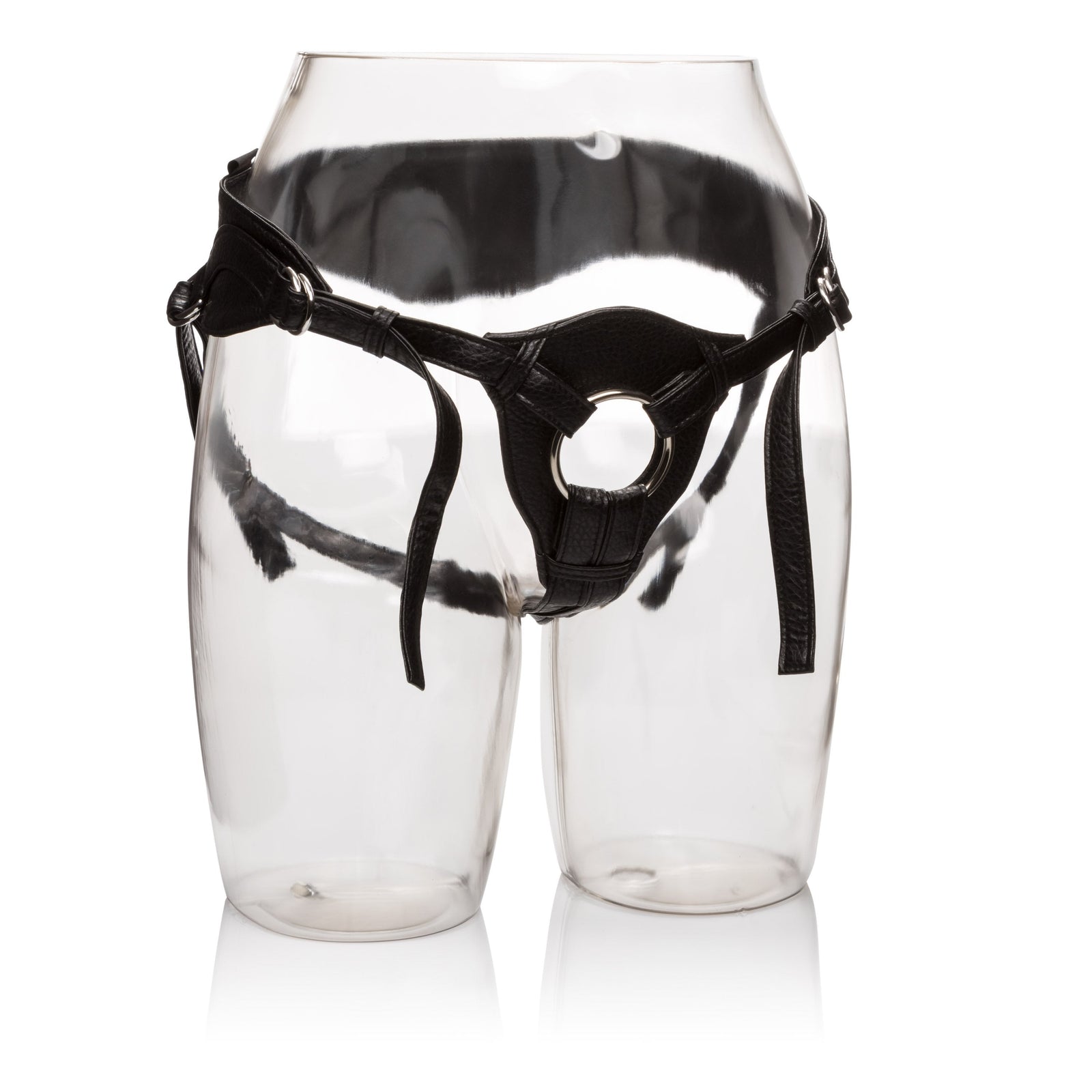 California Exotics - Her Royal Harness The Queen Strap On (Black) - Strap On w/o Dildo Durio.sg