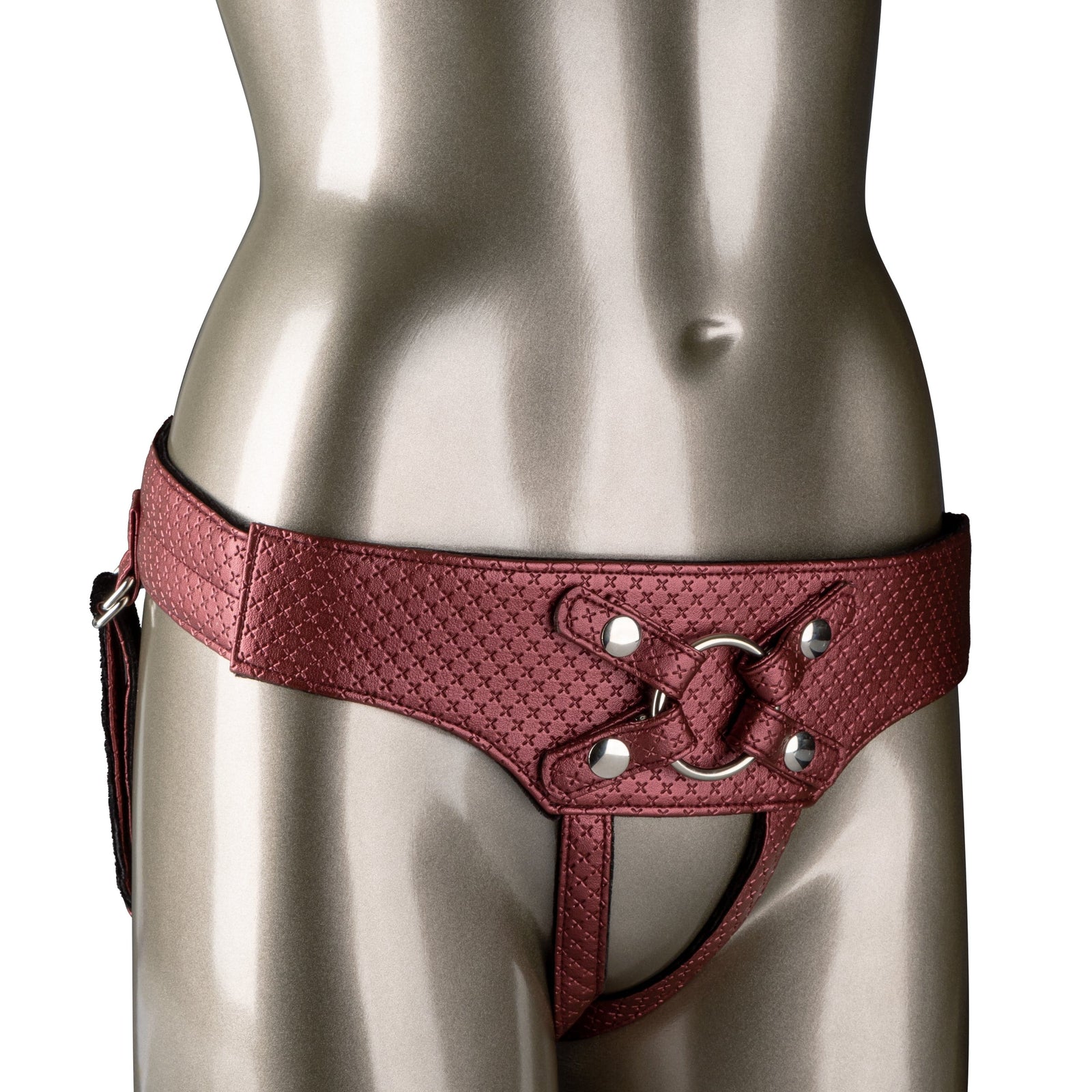 California Exotics - Her Royal Harness The Regal Empress Crotchless Strap On (Bronze) - Strap On w/o Dildo Durio.sg