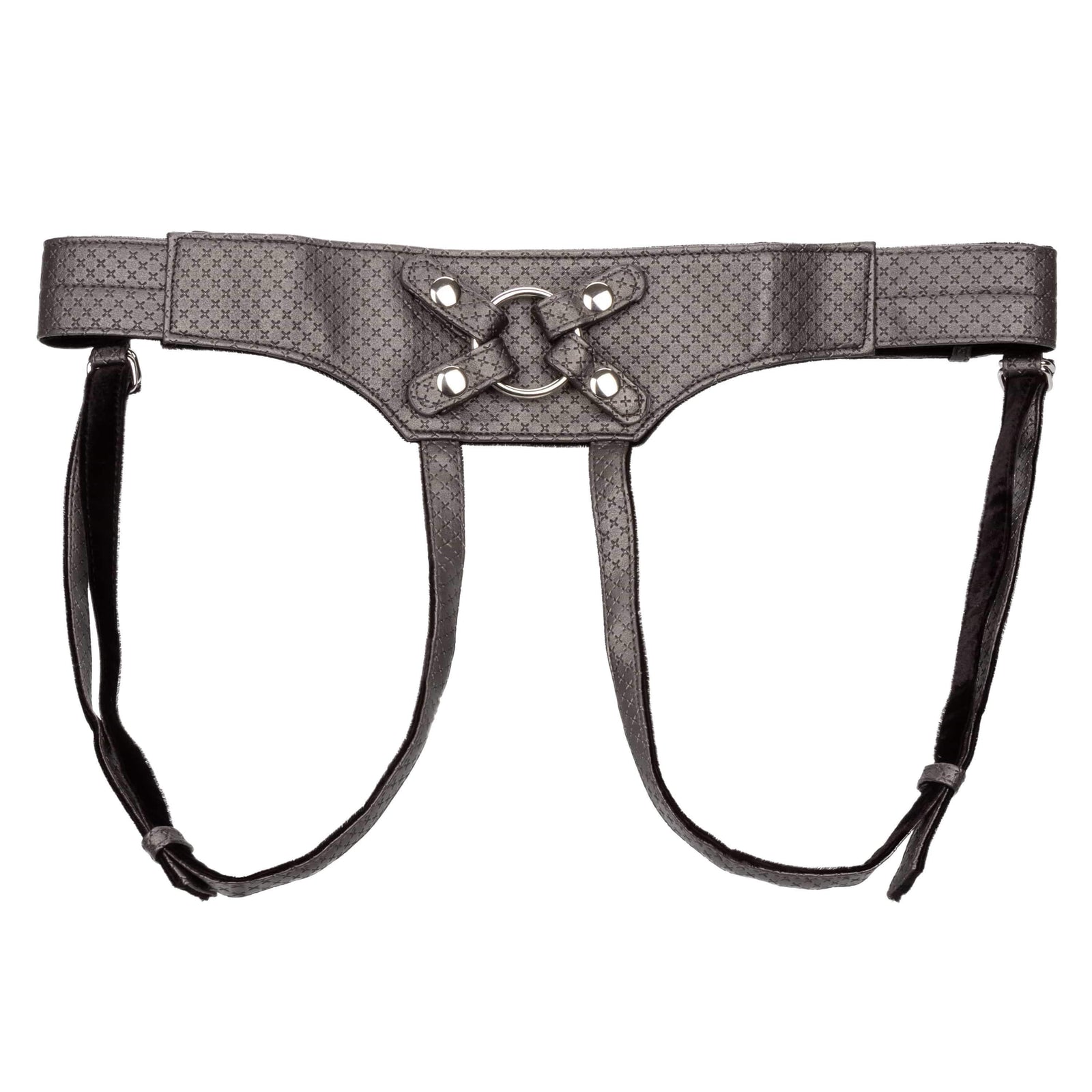 California Exotics - Her Royal Harness The Regal Empress Strap On (Black) - Strap On w/o Dildo Durio.sg